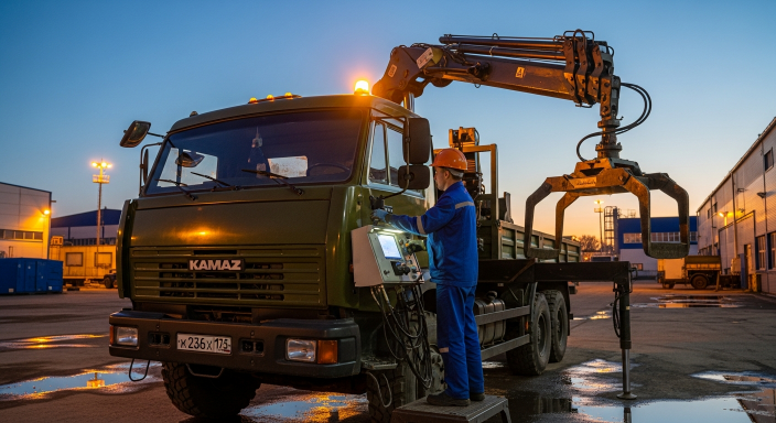 КАМАЗ 43118 с КМУ